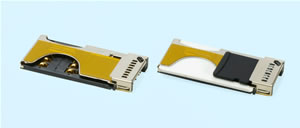 【写真4 microSD+SIM一体型】 microSD+SIM一体型